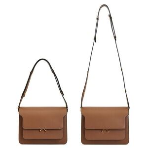 Marni Trunk Bag Medium (Gold Brown) ZM30N